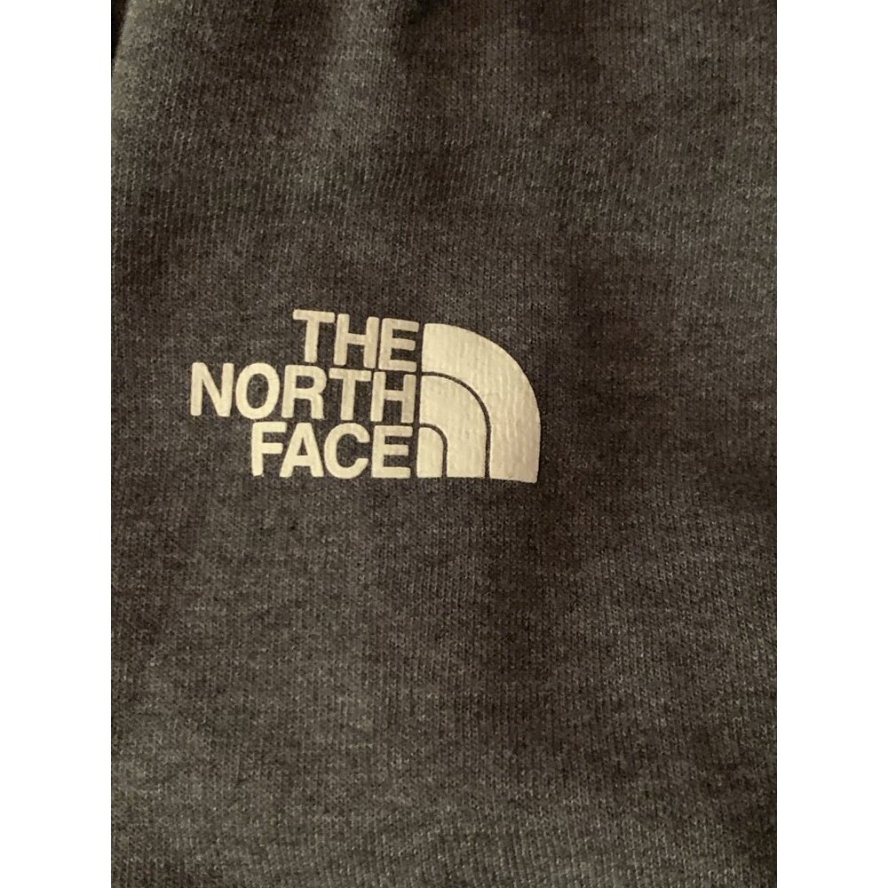 The North Face Hoodie Sz Small Black Sleeve Embroidered Fleece Pullover - Picture 9 of 9